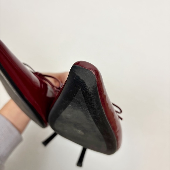 Tony Bianco Quill Slingback in Bordeaux Patent Size 9.5 - Picture 5 of 12